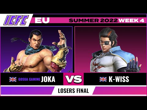 Joka (Feng) vs. K-Wiss (Hwoarang) Losers Final - ICFC EU Tekken 7 Summer 2022 Week 4