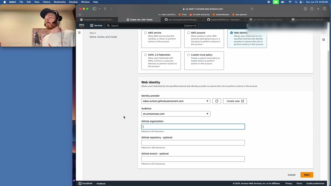 Integrate AWS with GitHub Actions
