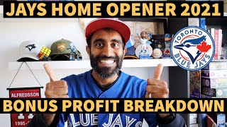 VLOG - JAYS HOME OPENER 2021 | PROFIT BREAKDOWN | MLB SEASON TICKETS