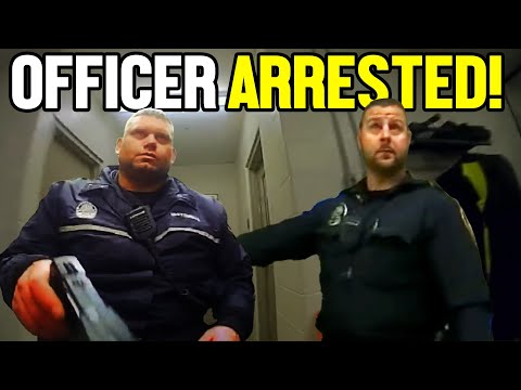 Insane Cop Gets CHARGED And ARRESTED While On Duty!