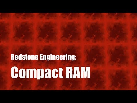 Niklas - [Minecraft Redstone Engineering] Compact RAM Tutorial
