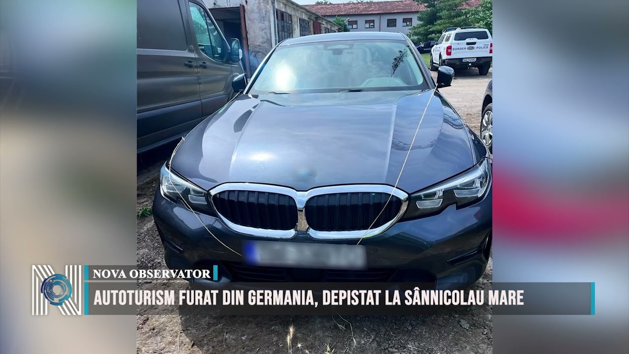 Autoturism furat din Germania, depistat la Sânnicolau Mare