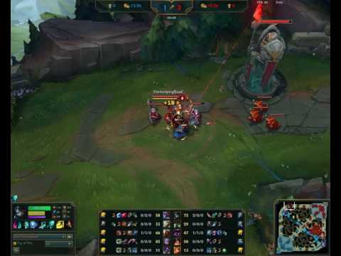 Akali Top vs Cho'Gath