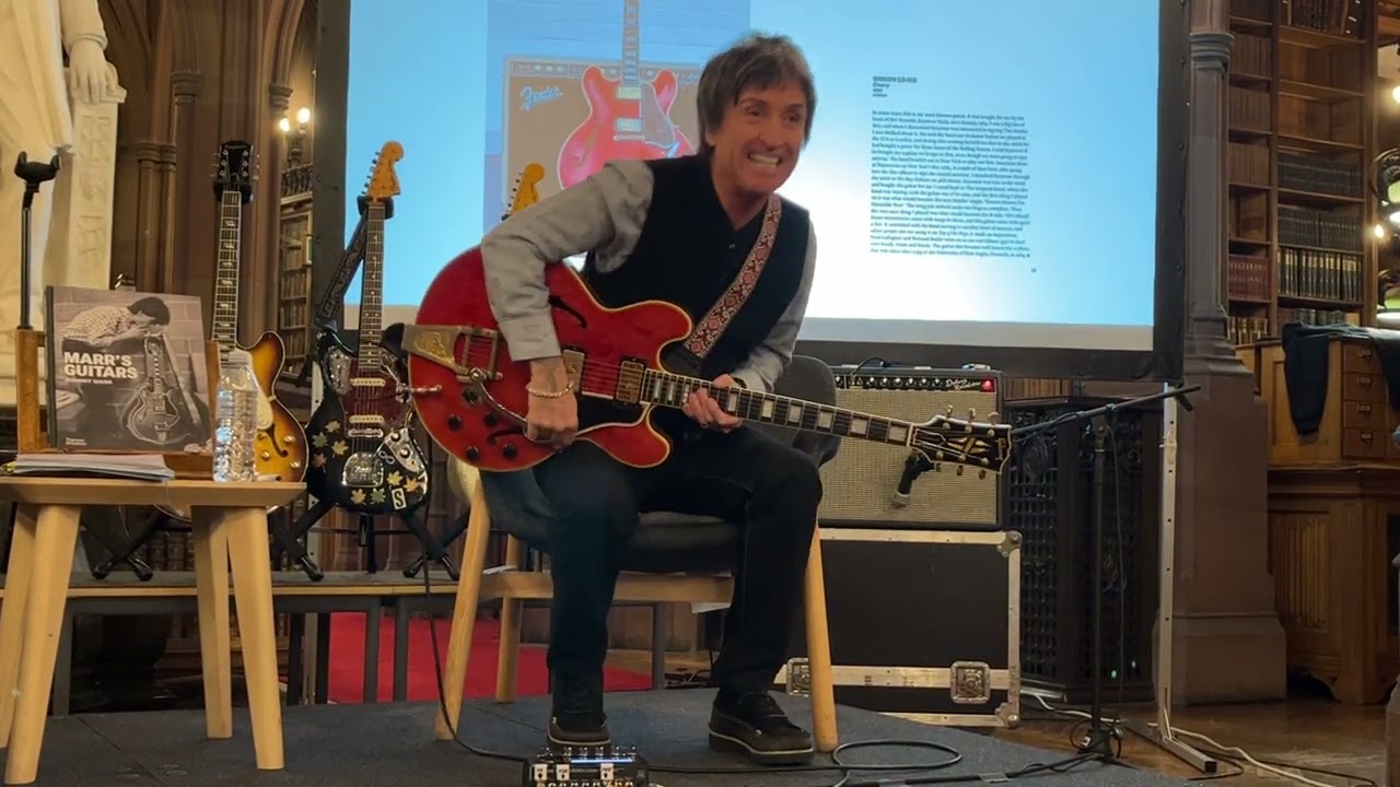 Johnny Marr in conversation about the Gibson ES 355 (part 1) - Manchester - 6 November 2023 - YouTube