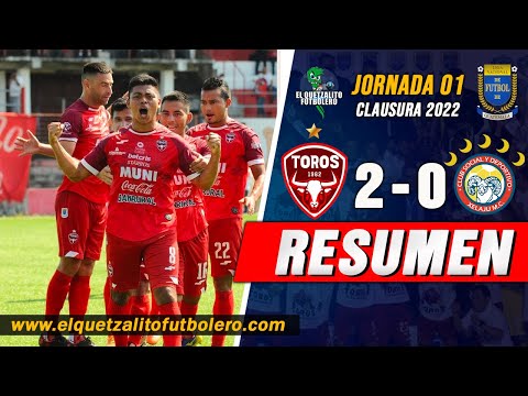 PRIMERA VICTORIA DEL CAMPEÓN/ Malacateco 2 vs Xelajú 0 / Jornada 01 Clausura 2022 -RESUMEN-