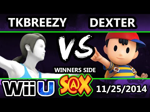 S@X - VGBC | TKbreezy (Wii Fit Trainer) Vs. Dexter (Ness) SSB4 Singles - Smash 4 - Smash Wii U