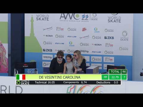 AWC22 - Carolina De Visintini - Free: Long Program (16.05.2022)