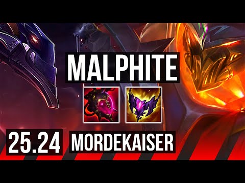 MALPHITE vs MORDEKAISER (TOP) | EUW Master | 25.24