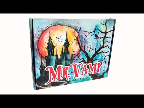 Настольная игра Mr Vamp приключенческий квест с загадками для детей от 10 лет и взрослых 2 6 игроков Strateg - фото 1 - id-p3201902773