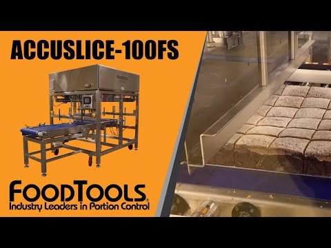 High Speed Large Production Sheet Cake Slicing Machine - ACCUSLICE-100FS FoodTools