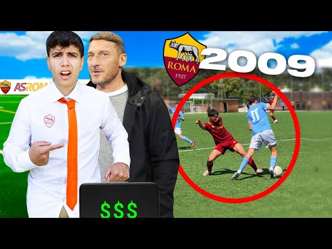 🧒🏻⚽HO OSSERVATO la ROMA U14 nel DERBY con la LAZIO U14!! *nuovo Totti*