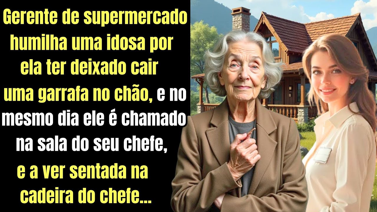 Gerente de supermercado humilha uma idosa por ela ter deixado cair uma garrafa no chão, e no...