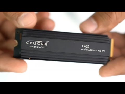 How to Open Crucial T705 1TB Gen5 NVMe M.2 SSD with heatsink  #CrucialSSD #NVMe #techguide