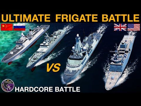 Constellation & Type 26 Frigates vs Type 054B & Gorshkov Frigates (Naval Battle 130) | DCS