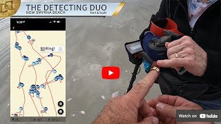 Double Struck Dime? Metal Detecting New Smyrna Beach Florida DEUS II Go Terrain |The Detecting Duo