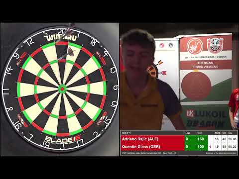 Adriano Rajic vs Quentin Glass Highlights / Carinthian Junior Darts Championship U18 Final 2025
