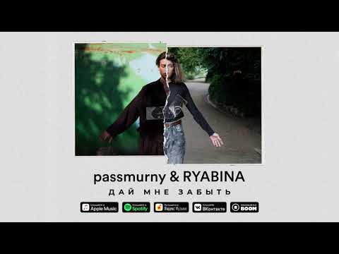 passmurny & RYABINA - Дай мне забыть (Audio)