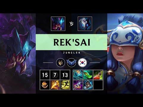 Rek'Sai Jungle vs Kindred - KR Diamond Patch 25.19