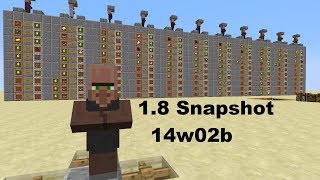 Minecraft 1.8 Snapshot - Villager Trading changes (explanation/tutorial)