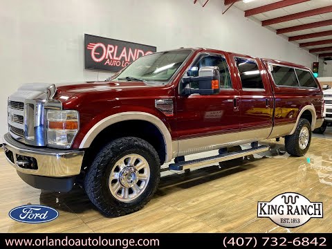2010 FORD F250 SUPER DUTY CREW CAB - KING RANCH PICKUP 4D 8 FT