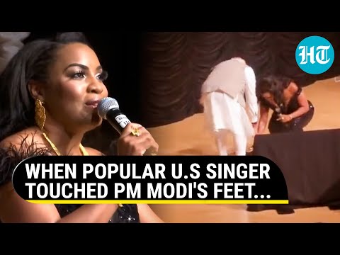 'Jana Gana Mana' in DC; America's Mary Millben Sings National Anthem; Touches Modi's Feet I Watch
