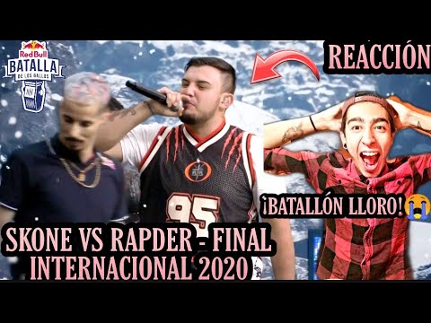 SKONE VS RAPDER (REACCIÓN+ANÁLISIS) | ¡LLORO & RAPDER CAMPEÓN!🔥| FINAL REDBULL INTERNACIONAL 2020