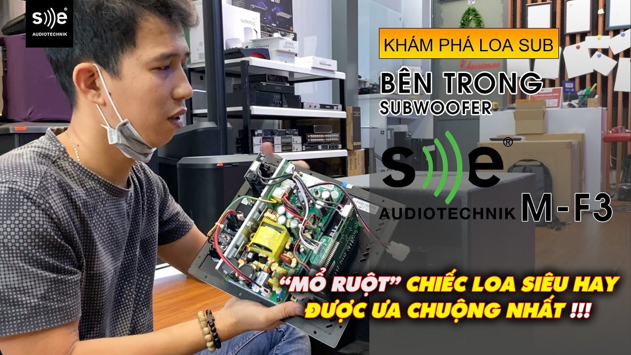 video Loa subwoofer SE Audiotechnik M-F3 chính hãng 0