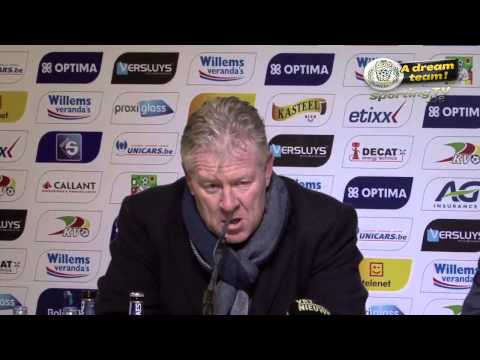 Persbabbel Peter Maes na Oostende-Lokeren 0-1