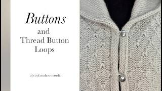 How to Make a Professional Thread Button Loop (with Blanket Stitch!)