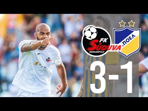 Sūduva Marijampolė  3-1 APOEL Nicosia UEFA Champions League highlights
