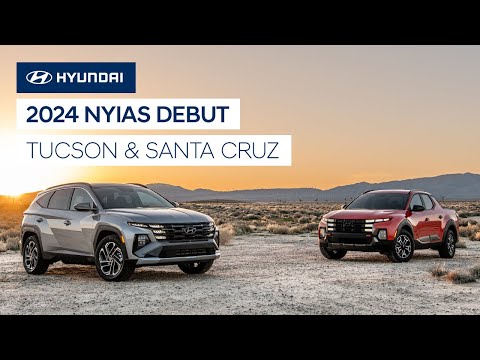 Hyundai TUCSON & SANTA CRUZ debut at the NYIAS