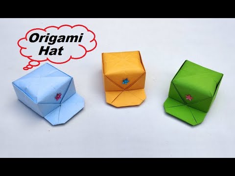 How to make paper hat | Origami hat | Diy paper cap