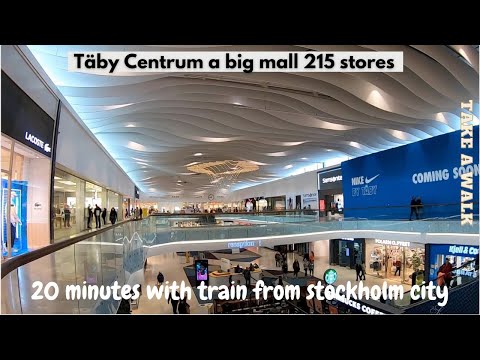 Täby Centrum is a glazed shopping mall near Stockholm Sweden. 215 store and a big Cinema.