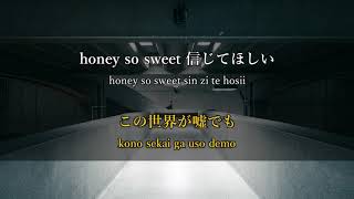 Download lagu [KARAOKE] HONEY - L'Arc~en~Ciel / offvocal mp3