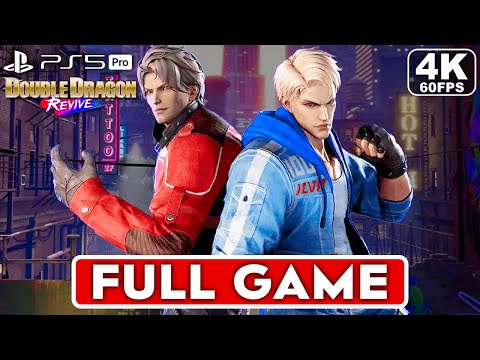 DOUBLE DRAGON REVIVE Gameplay Walkthrough FULL GAME  [4K 60FPS PS5 PRO] - No Commentary