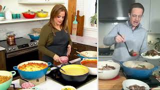 Le Creuset Cast Iron 7.5-qt Classic Chef's Oven with Glass Lid on QVC