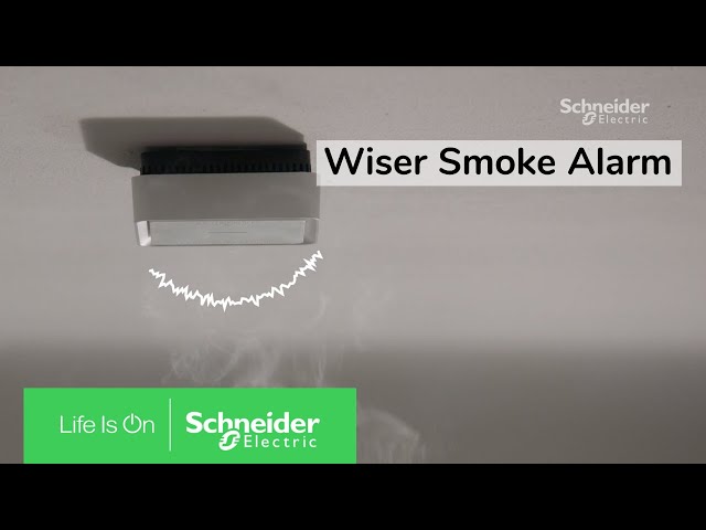 schneider electric Fire alarm - optical smart alarm wiser