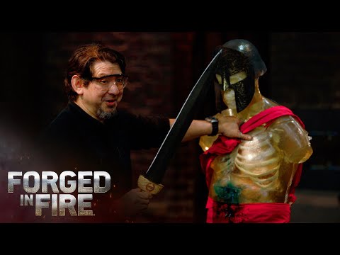 "Are You Not Entertained?!" Roman Gladius THRUSTS & SLASHES! (S1) | Forged in Fire