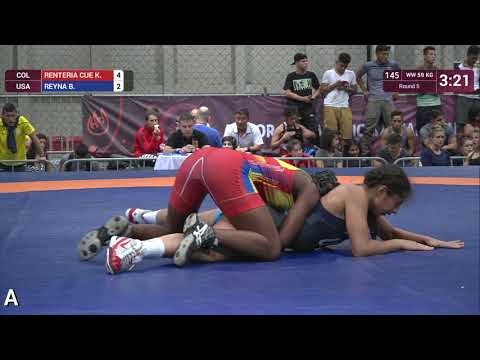 Round 5 WW - 59 kg: K. RENTERIA CUE (COL) v. B. REYNA (USA)