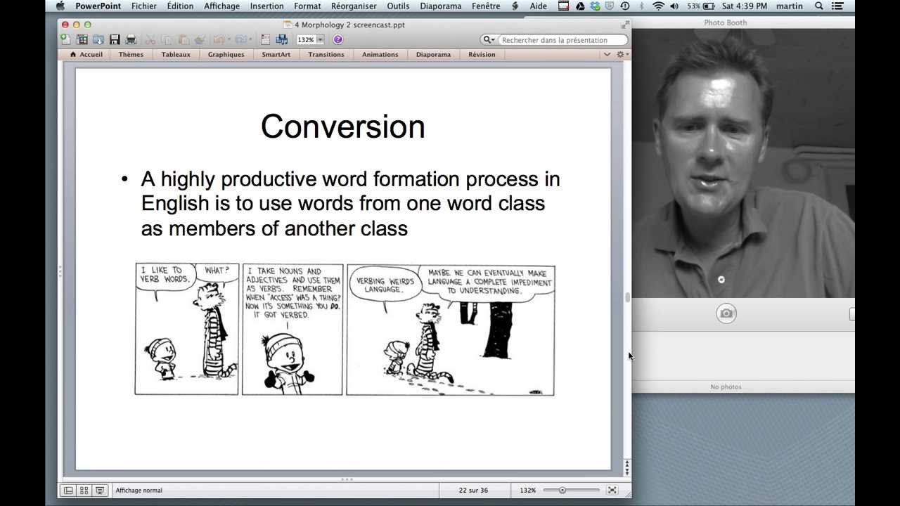 Word formation processes