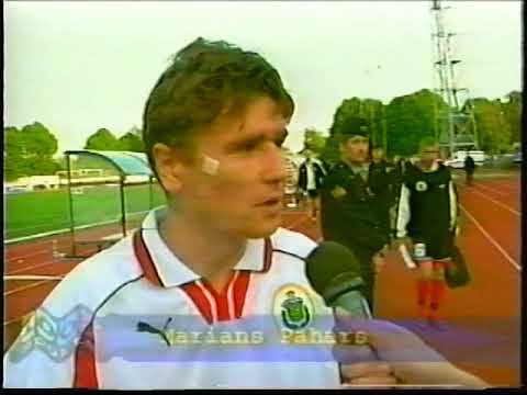 Latvia vs Slovenia Euro 2000 Qualification report