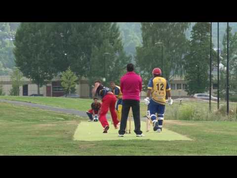 Zabi Zahid Hattrick Against Sentrum CC ( Bærum T-20 Cup ) Norway 2017