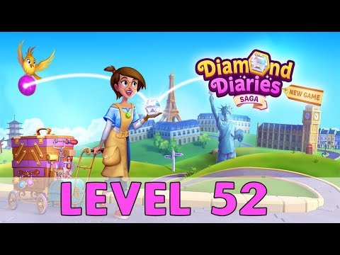Diamond Diaries Saga Level 52 (No Boosters)