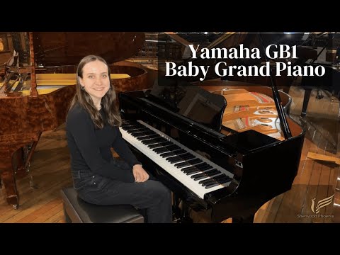 Yamaha GB1 Baby Grand Piano Black Polyester | Review & Demo | Sherwood Phoenix