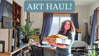 Sketching Supplies, New Sketchbooks, and Watercolor Supplies! March Art Haul!