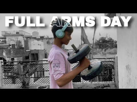 💪 FULL ARMS DAY WORKOUT | Bigger Biceps & Triceps 💥 | @YASHVEER CHAUHAN