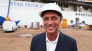 Star Princess, parlano il comandante Arma e il direttore del cantiere Bazzara