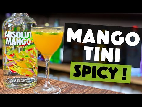 Absolut Mango Vodka | SPICY MANGOTINI | Easy Cocktails to make at Home Bar | Steve the Barman