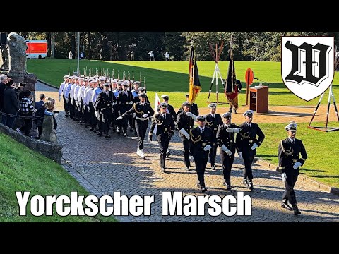 Marsch des Yorck'schen Korps: Ausmarsch Wachbataillon BMVg/Marinemusikkorps Kiel Marineschule Mürwik