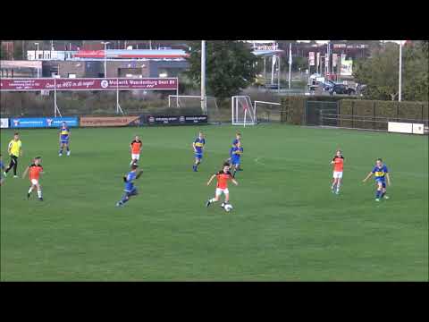 Arnhemse Boys JO14-1 tegen SML JO14-1JM 21 september 1e helft Oefenwedstrijd